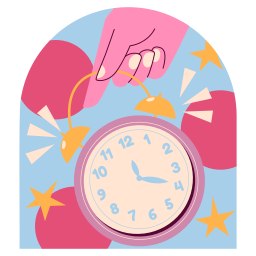 reloj sticker