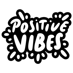 vibras positivas sticker