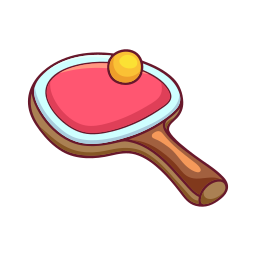 Sticker balle ping-pong 