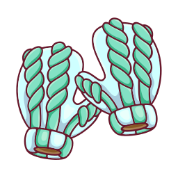 guantes sticker