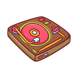 mezclador de dj sticker