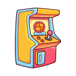 juego arcade sticker