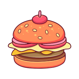 hamburguesa sticker