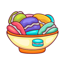 macarrón sticker