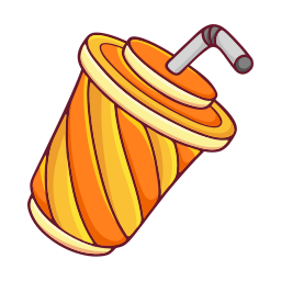 zumo de naranja sticker