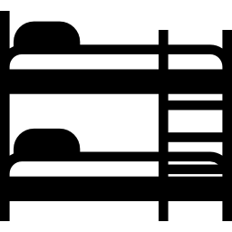 Berth with stairs - Free buildings icons