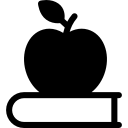 Apple And Book - Free Education Icons