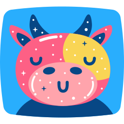 vaca sticker