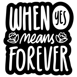 Wedding sticker