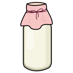 botella de leche 