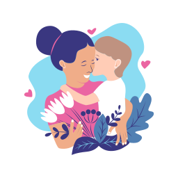 madre e hijo sticker