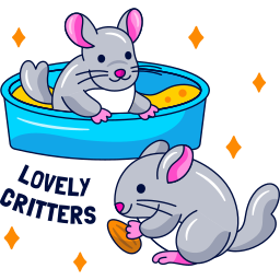 chinchilla sticker