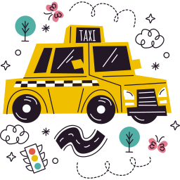 taxi sticker