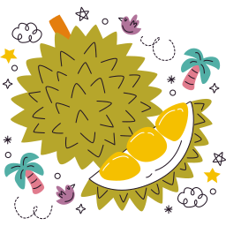 fruta tropical sticker