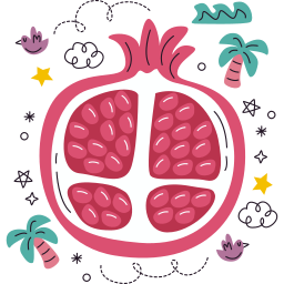 fruta tropical sticker