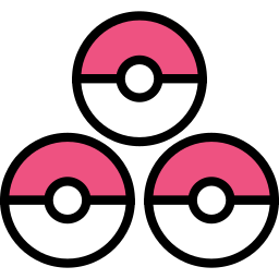 Pink Poke Ball Icon