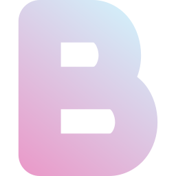 Light Pink Letter B | Sticker