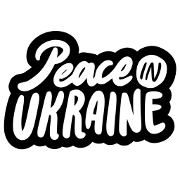 pray for ukraine sticker