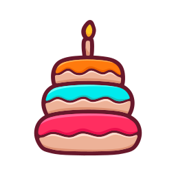 pastel de cumpleaños sticker