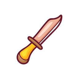 cuchillo sticker