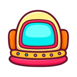 casco de astronauta sticker