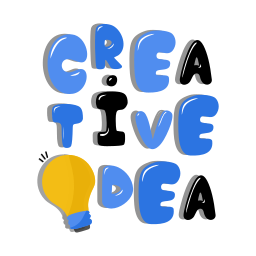 idea creativa sticker