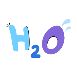 h2o sticker