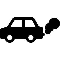 car pollution clipart black and white