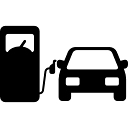 Car at Gas Station - Free transport icons