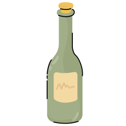 botella de vino 