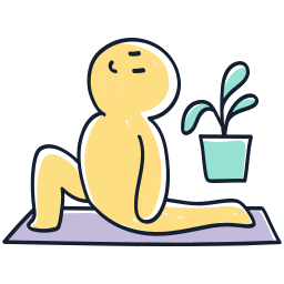 yoga sticker