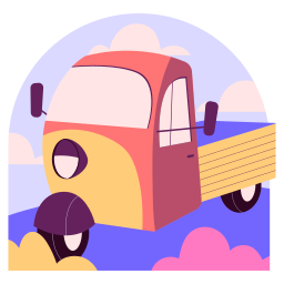 transporte sticker