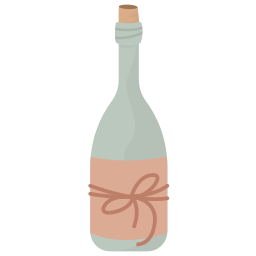 botella de vino sticker