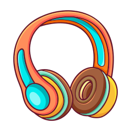 Headphone Stickers - Free entertainment Stickers