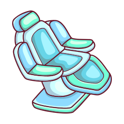 sillón de dentista sticker