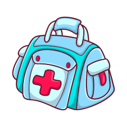 bolsa de médico sticker