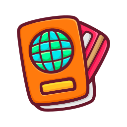 pasaporte sticker