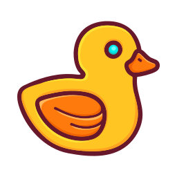 pato de goma sticker