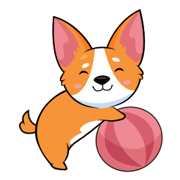 corgi sticker