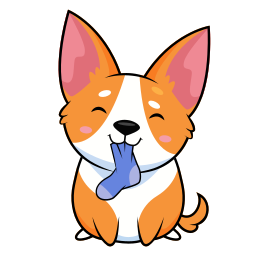 corgi sticker