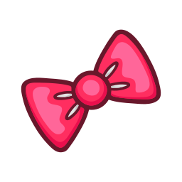 Bow tie Stickers - Free fashion Stickers