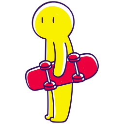 patineta sticker