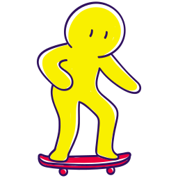 patinador sticker