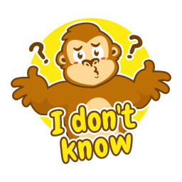 signo de interrogación sticker