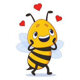 abeja sticker