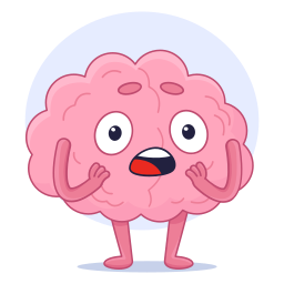 cute brain clipart png