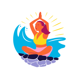 yoga sticker