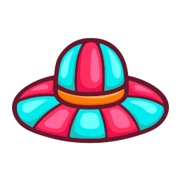 sombrero pamela sticker