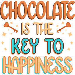 chocolate sticker