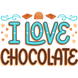 chocolate sticker